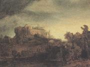 REMBRANDT Harmenszoon van Rijn Lanscape (mk33) oil